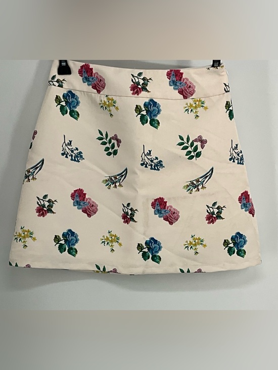 Endless Rose Other - Endless Rose Girls Floral A-Line Mini Skirt - Cream with Multicolor Flowers L